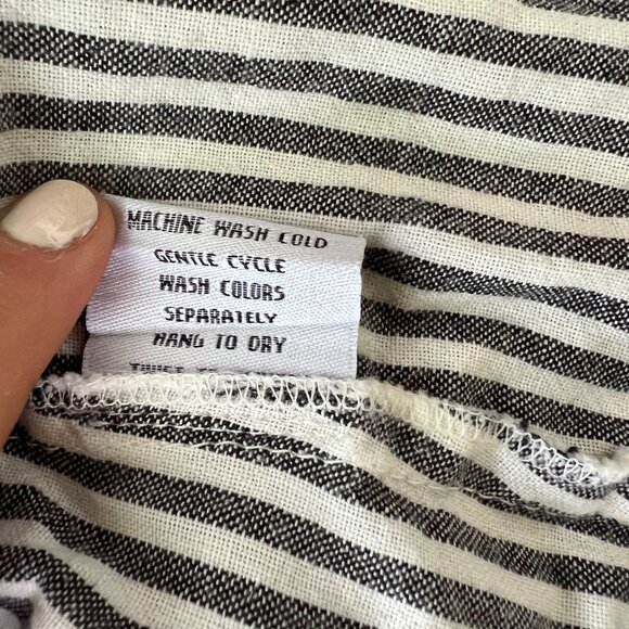 Tulip Womens Tunic Dress M Boho Peasant Lagenlook Sleeveless‎ Geometric Stripes - Picture 8 of 10